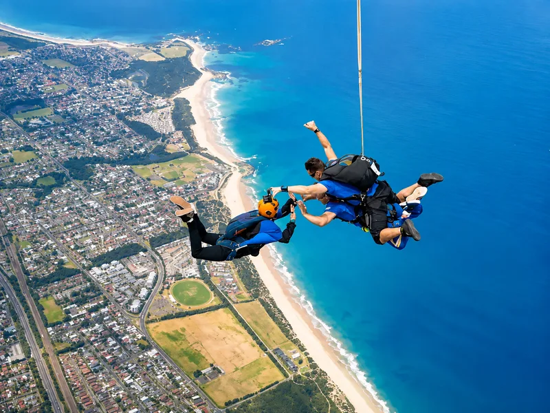 Một buổi skydiving gồm nhiều bước từ chuẩn bị thiết bị, hướng dẫn kỹ thuật đến cú nhảy và hạ cánh an toàn.